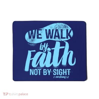 Vintage Walk By Faith Not By Sight Mousepad
