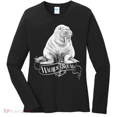 Vintage Walrus Squad Women's Long Sleeve Shirt