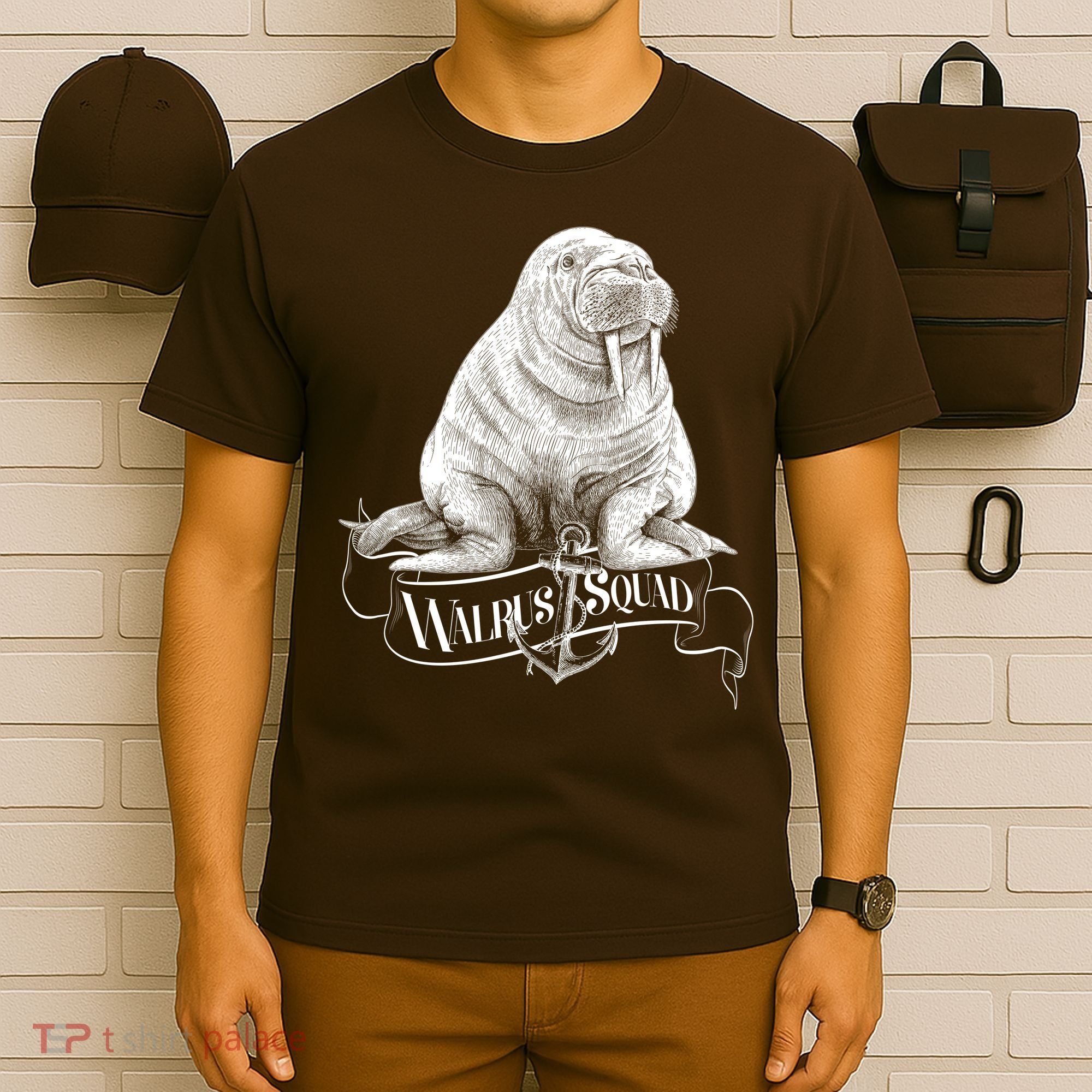 Vintage Walrus Squad T-Shirt