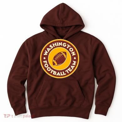 Vintage Washington Football Team Logo Emblem Hoodie