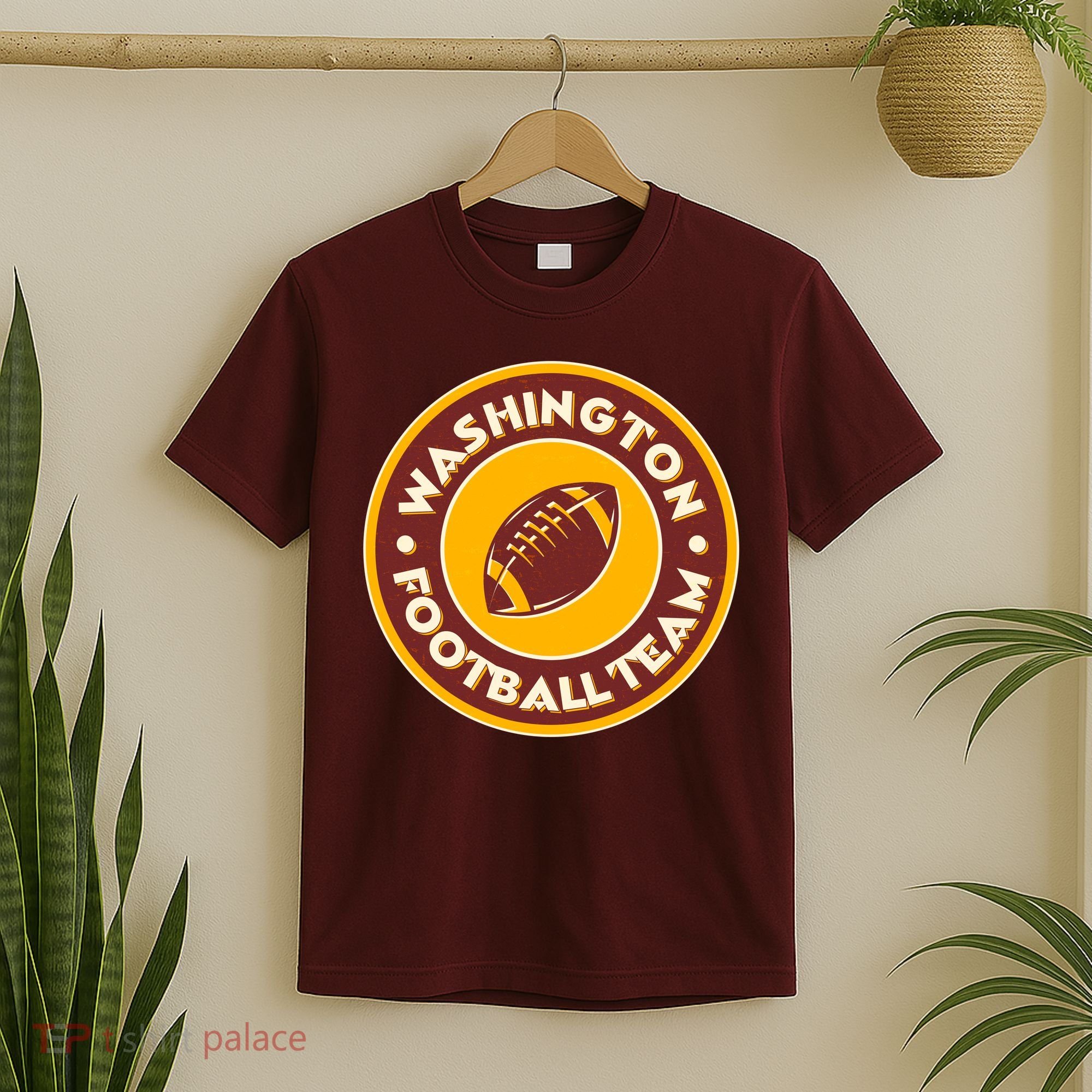 Vintage Washington Football Team Logo Emblem T-Shirt