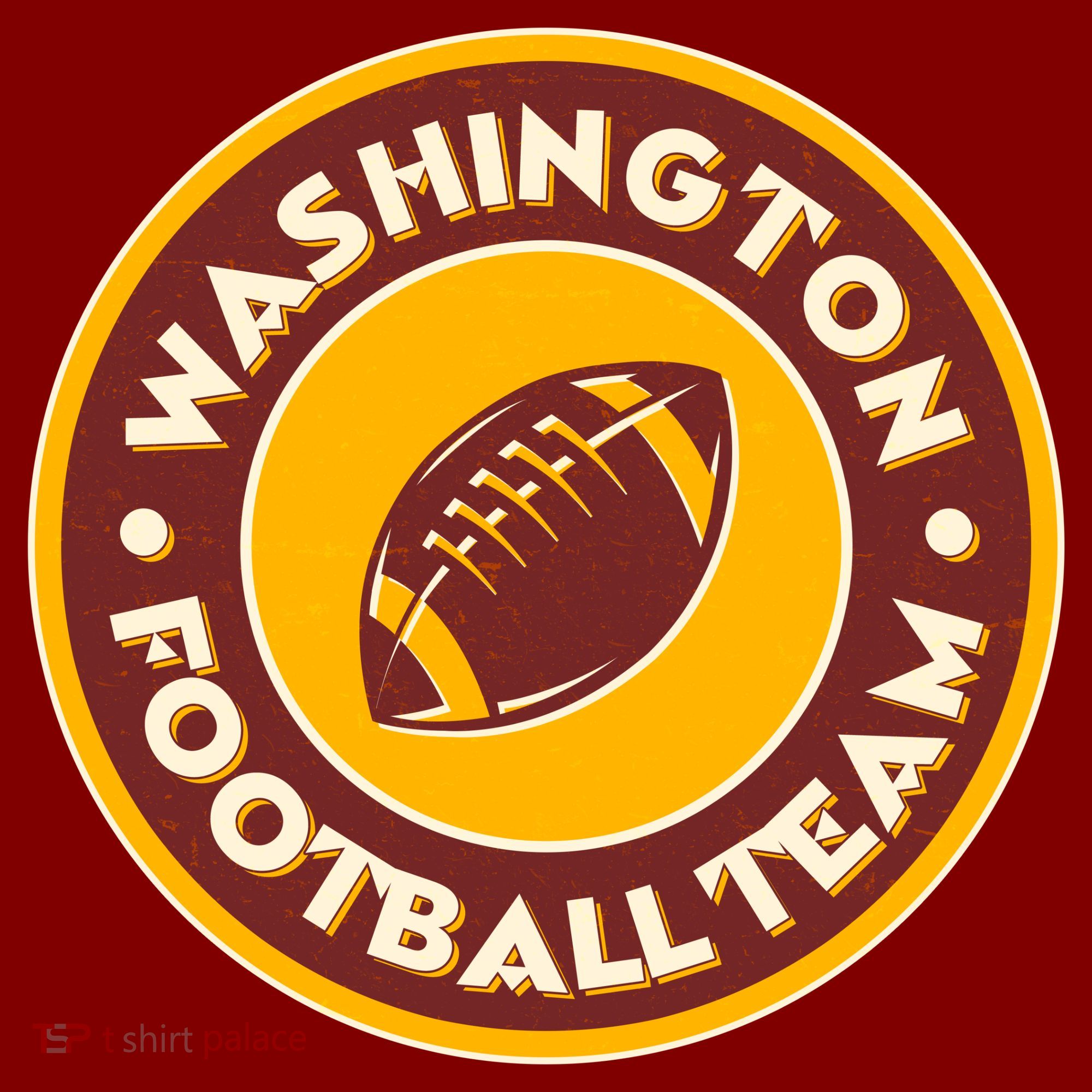 Vintage Washington Football Team Logo Emblem T-Shirt