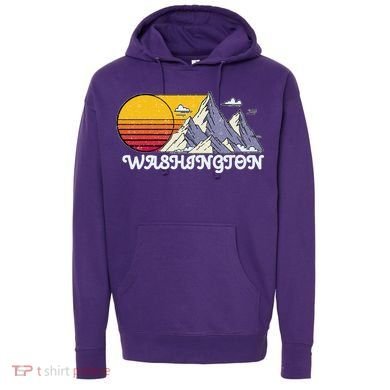 Vintage Washington State Retro Hoodie