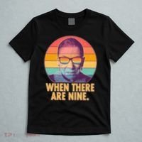 Vintage When There Are Nine Ruth Bader Ginsburg Tribute T-Shirt thumb 5