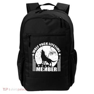 Vintage Wolf Pack Lifetime Member Backpack
