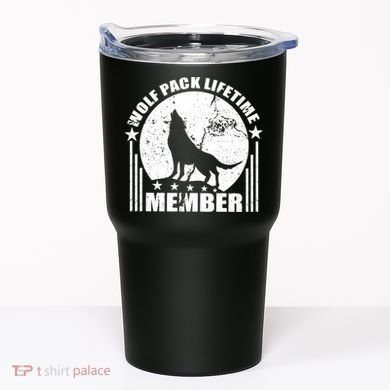 Vintage Wolf Pack Lifetime Member Tumbler