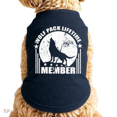 Vintage Wolf Pack Lifetime Member Doggie Tank
