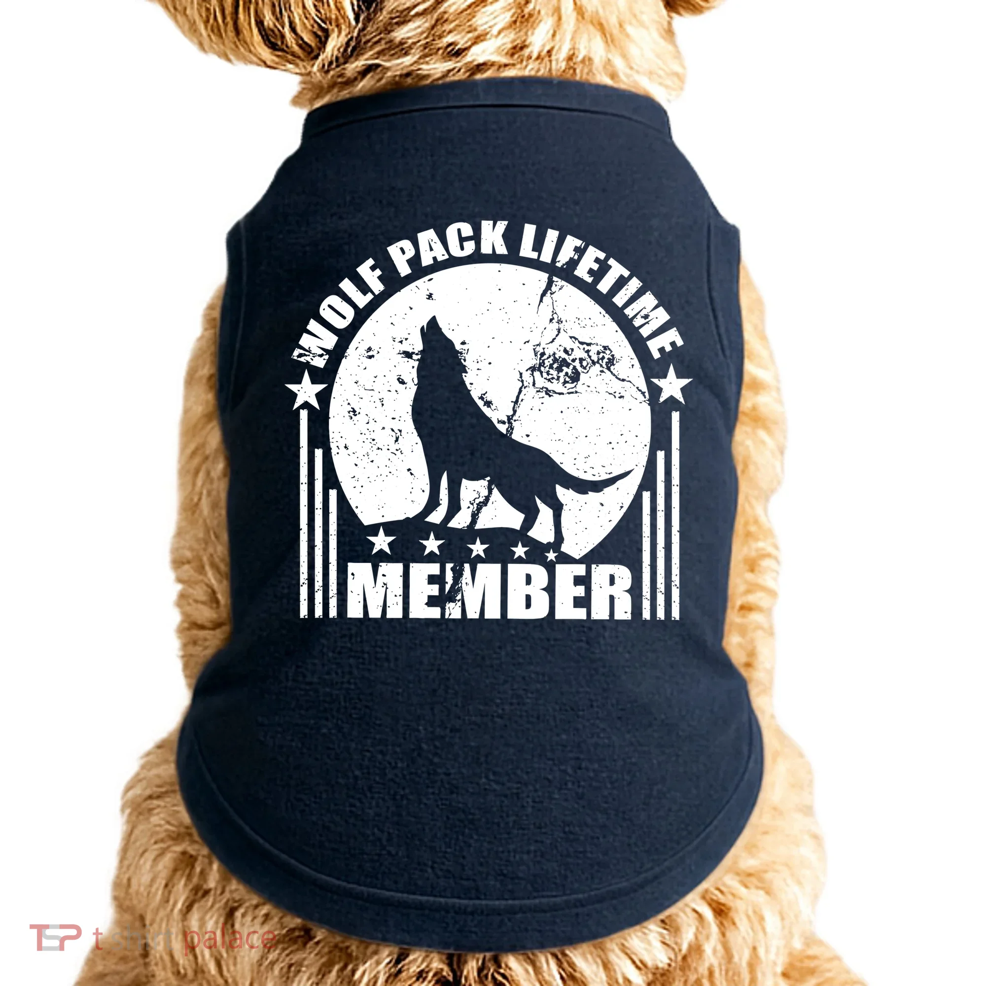 Vintage Wolf Pack Lifetime Member Doggie Tank