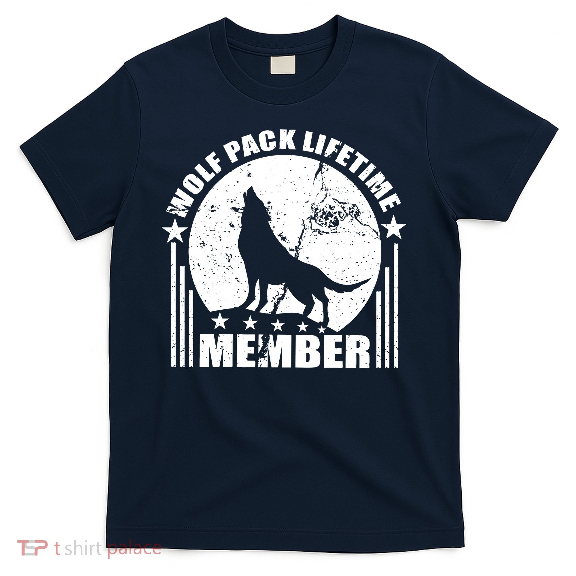 Vintage Wolf Pack Lifetime Member T-Shirt