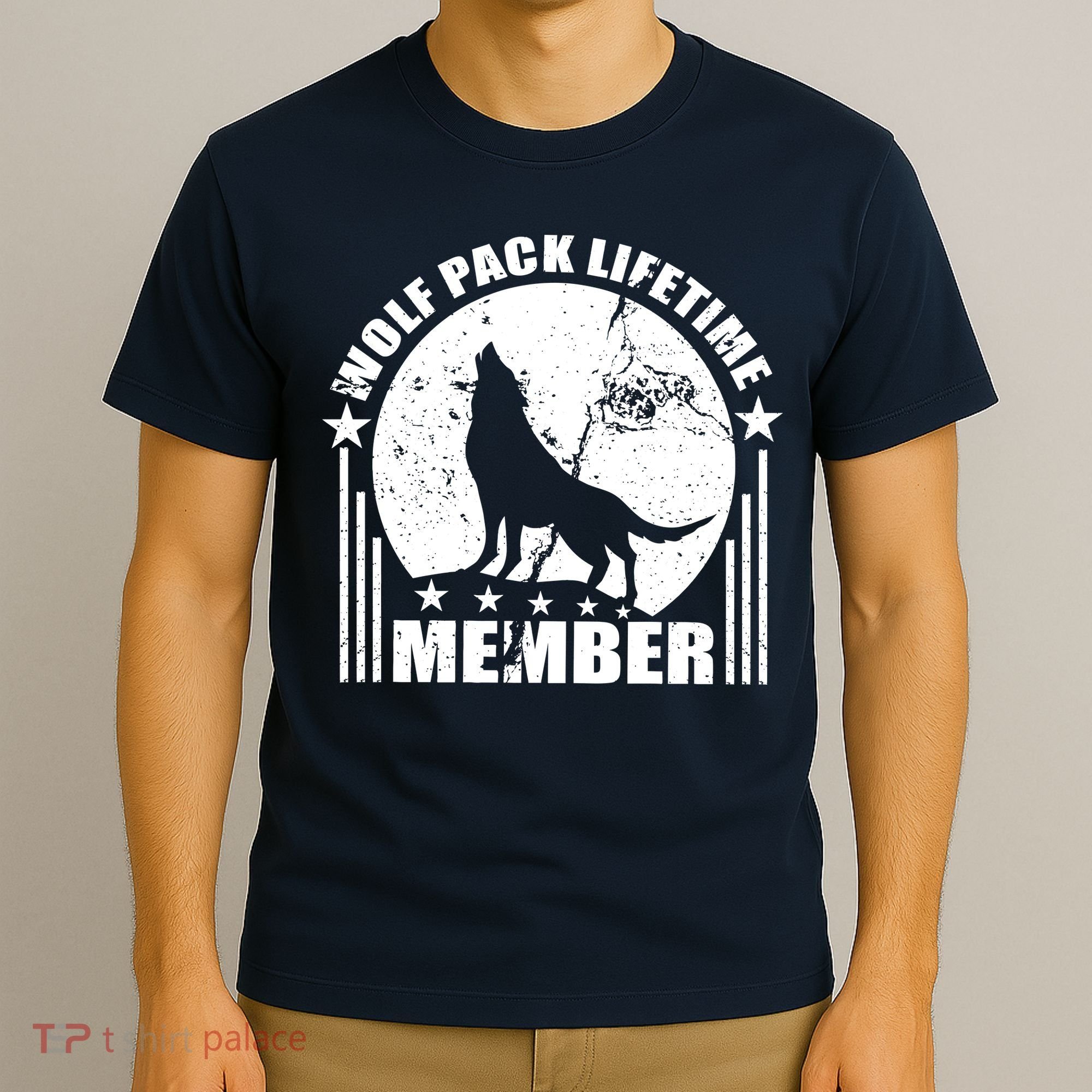 Vintage Wolf Pack Lifetime Member T-Shirt