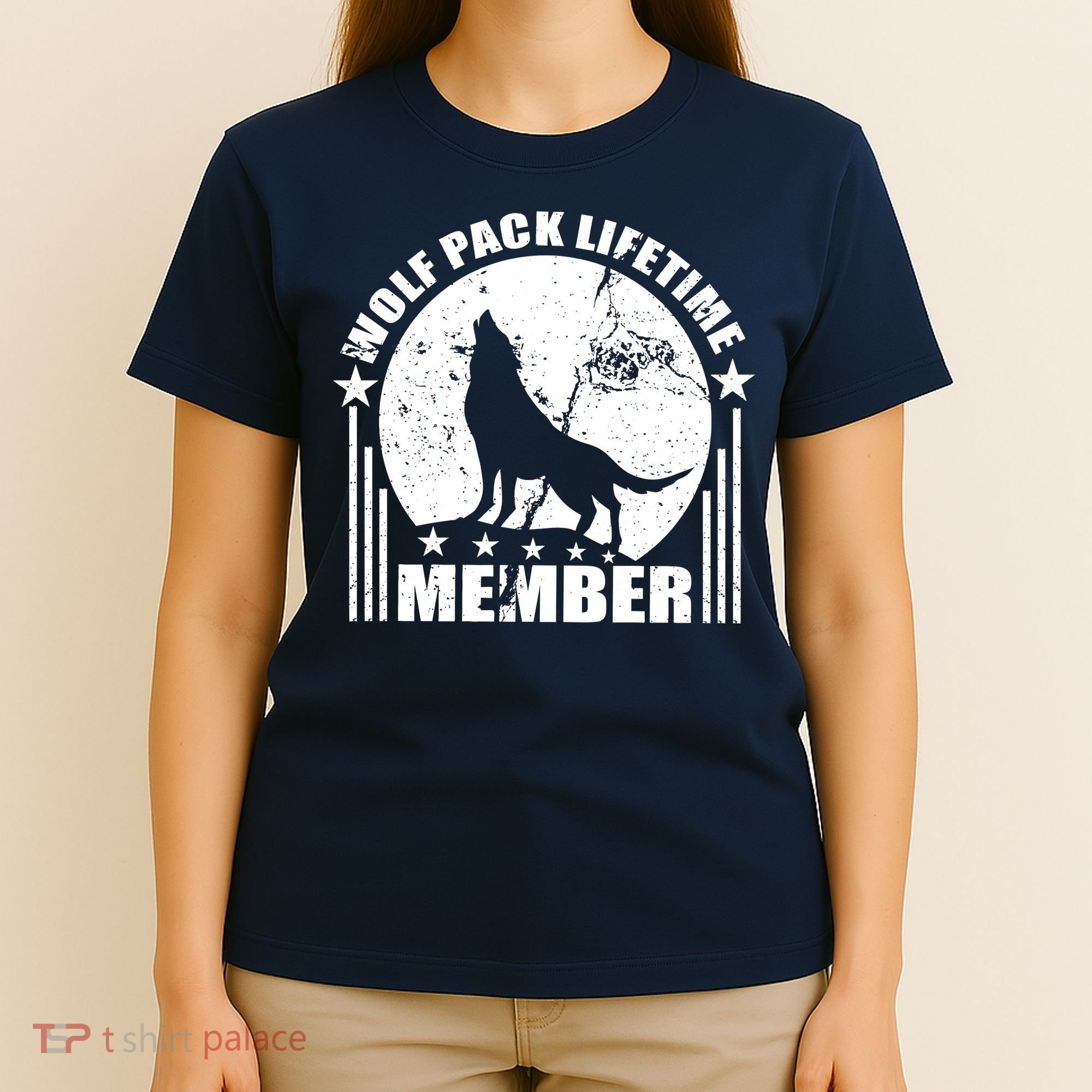 Vintage Wolf Pack Lifetime Member T-Shirt