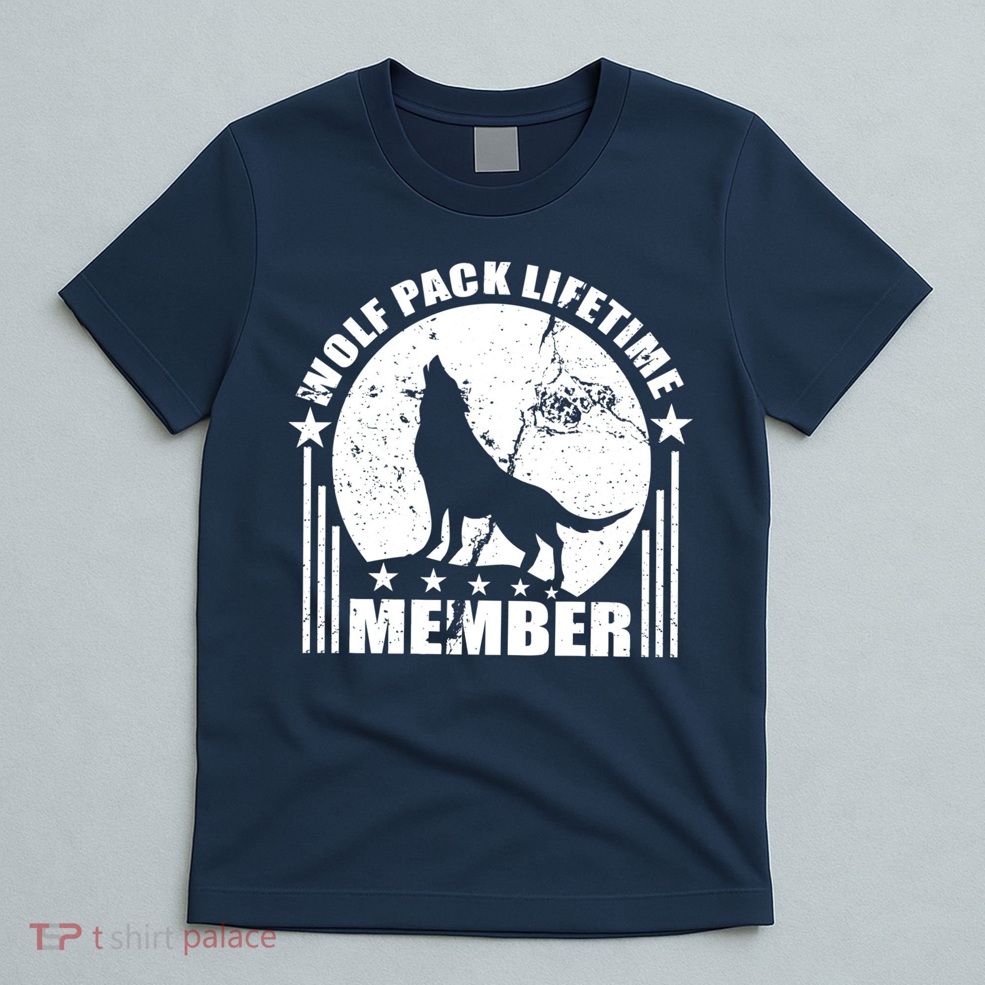 Vintage Wolf Pack Lifetime Member T-Shirt