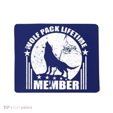 Vintage Wolf Pack Lifetime Member Mousepad
