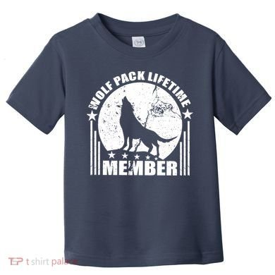 Vintage Wolf Pack Lifetime Member Toddler T-Shirt