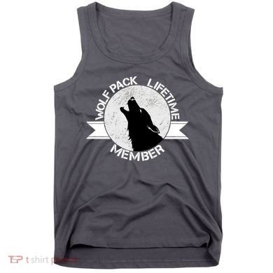 Vintage Wolf Pack Lifetime Member Emblem Tank Top