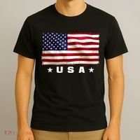 Vintage Worn USA Flag T-Shirt thumb 3