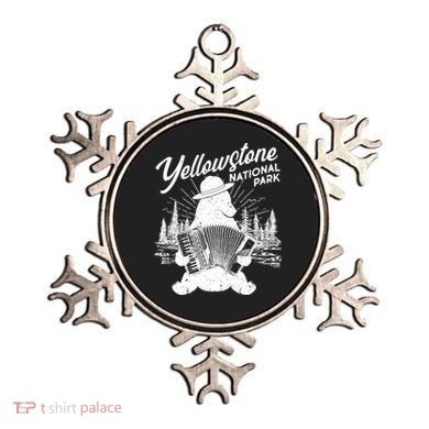 Vintage Yellowstone National Park Ranger Bear Ornament