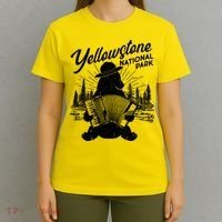 Vintage Yellowstone National Park Ranger Bear T-Shirt thumb 4