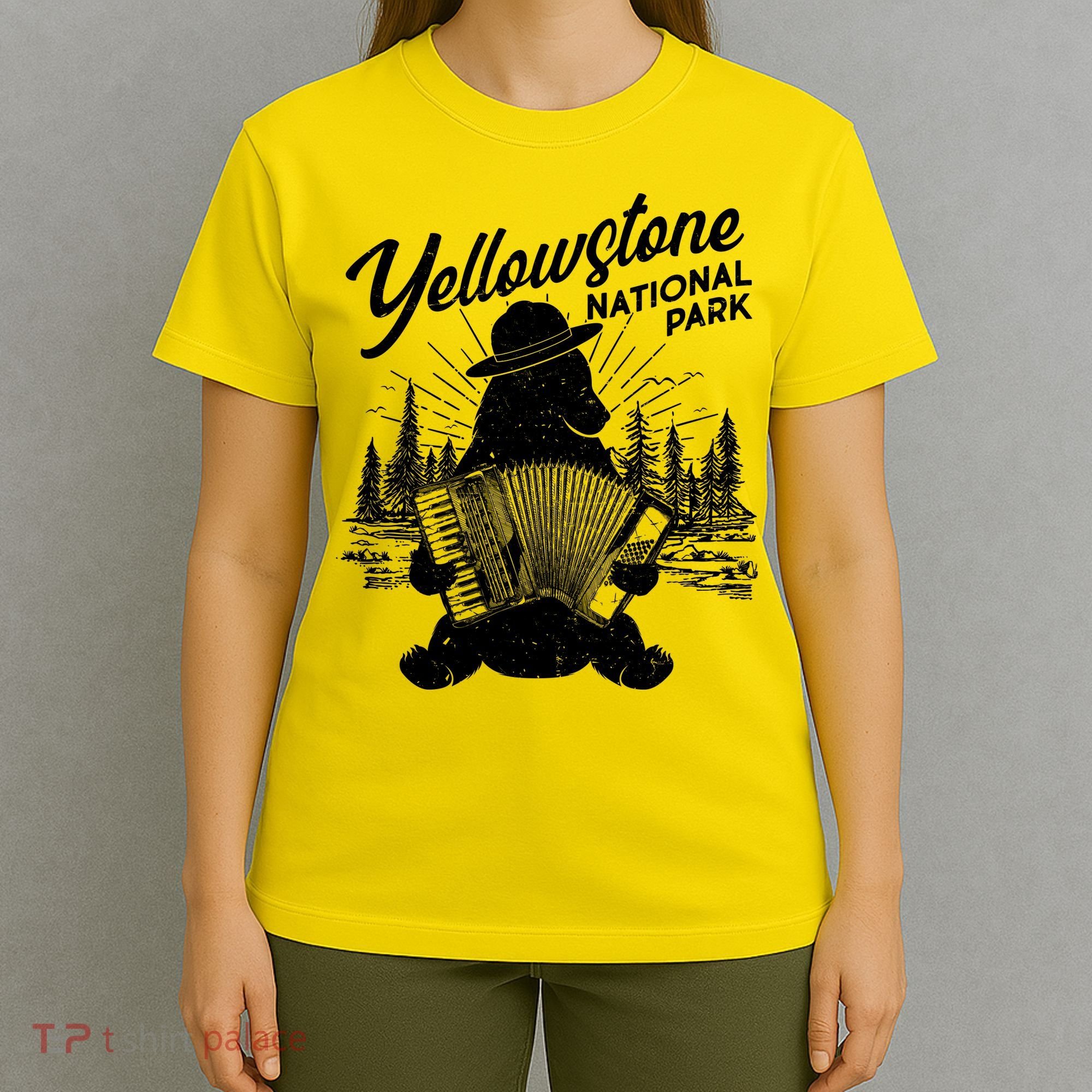 Vintage Yellowstone National Park Ranger Bear T-Shirt