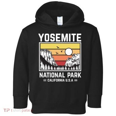Vintage Yosemite National Park Toddler Hoodie