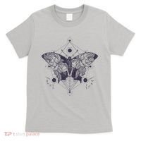 Vintage Zodiac Floral Moth Butterfly T-Shirt thumb 0