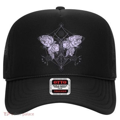 Vintage Zodiac Floral Moth Butterfly Hat