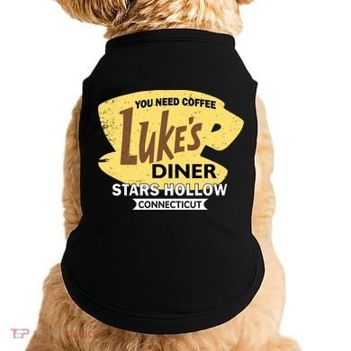 Vintge Luke's Diner Stars Hollow Connecticut Doggie Tank