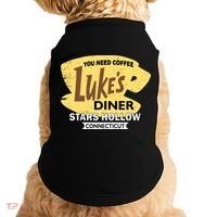 Vintge Luke's Diner Stars Hollow Connecticut Doggie Tank thumb 0
