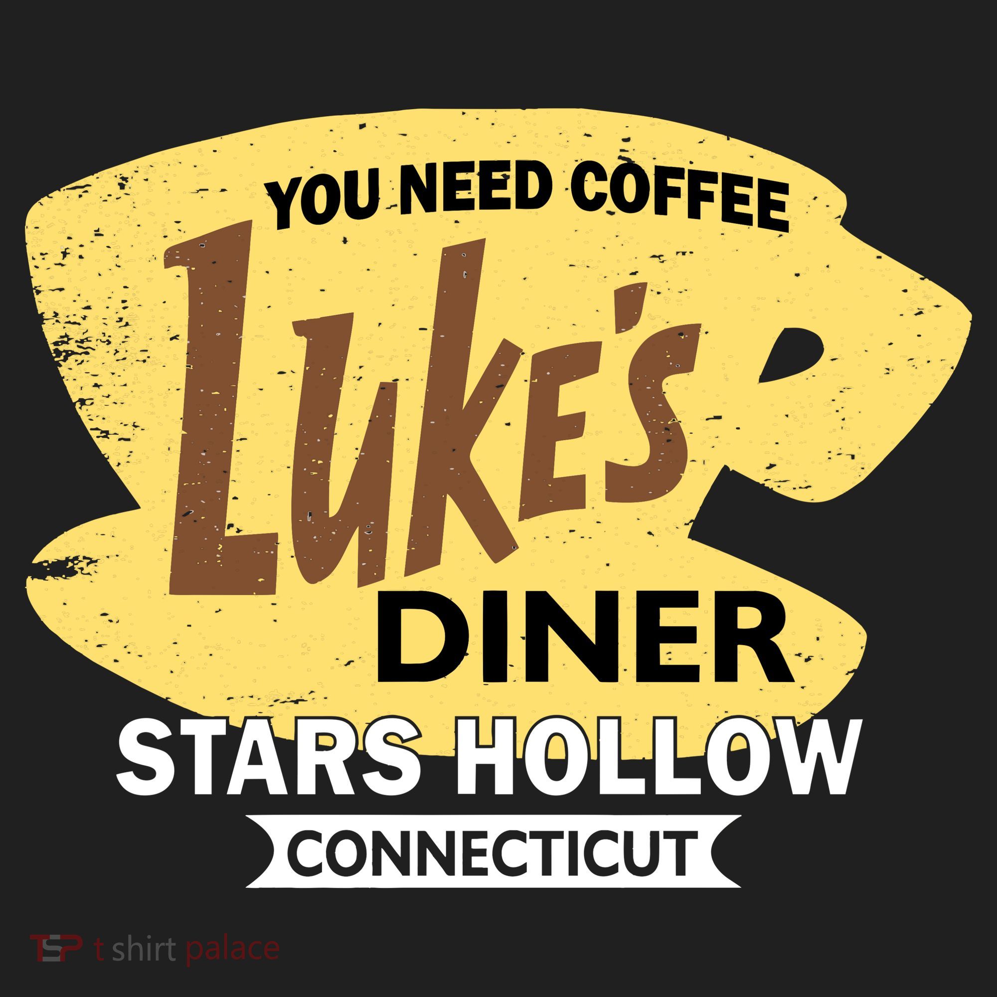 Vintge Luke's Diner Stars Hollow Connecticut Beanie