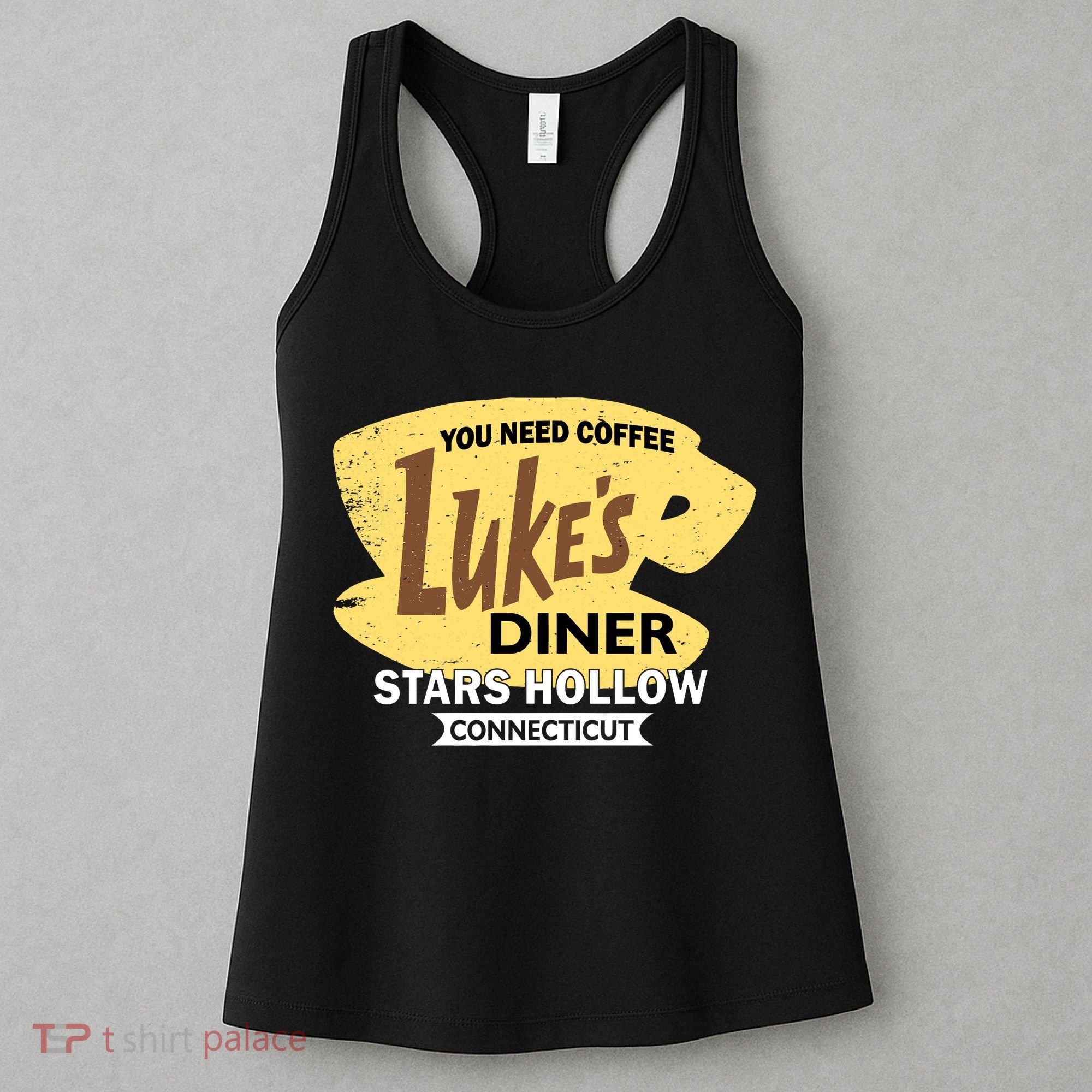 Vintge Luke's Diner Stars Hollow Connecticut Women's Tank Top