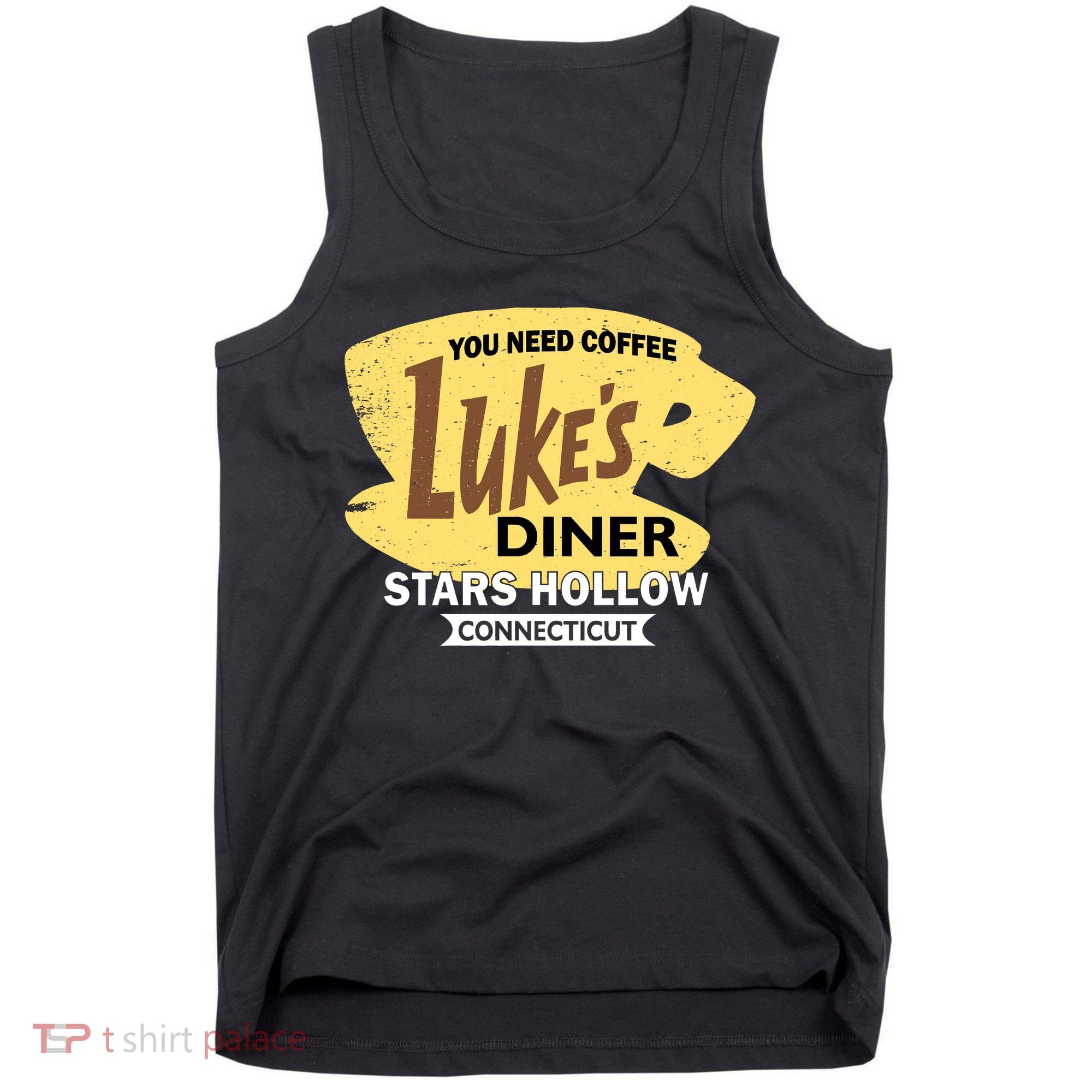 Vintge Luke's Diner Stars Hollow Connecticut Tank Top