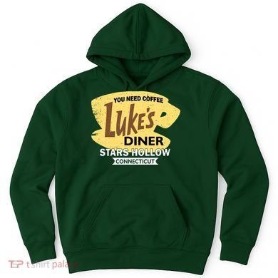 Vintge Luke's Diner Stars Hollow Connecticut Hoodie