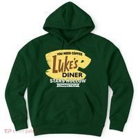 Vintge Luke's Diner Stars Hollow Connecticut Hoodie thumb 0