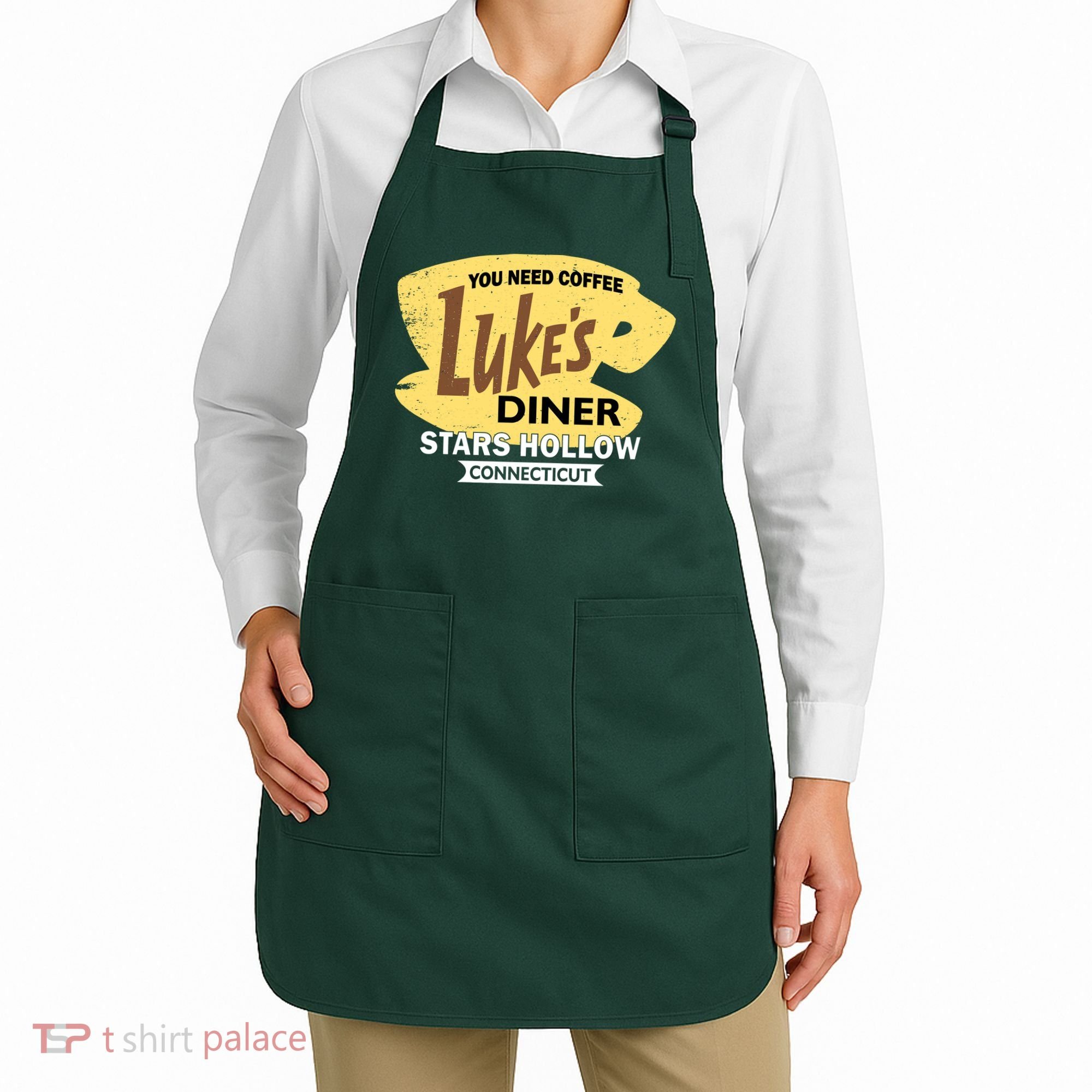Vintge Luke's Diner Stars Hollow Connecticut Apron