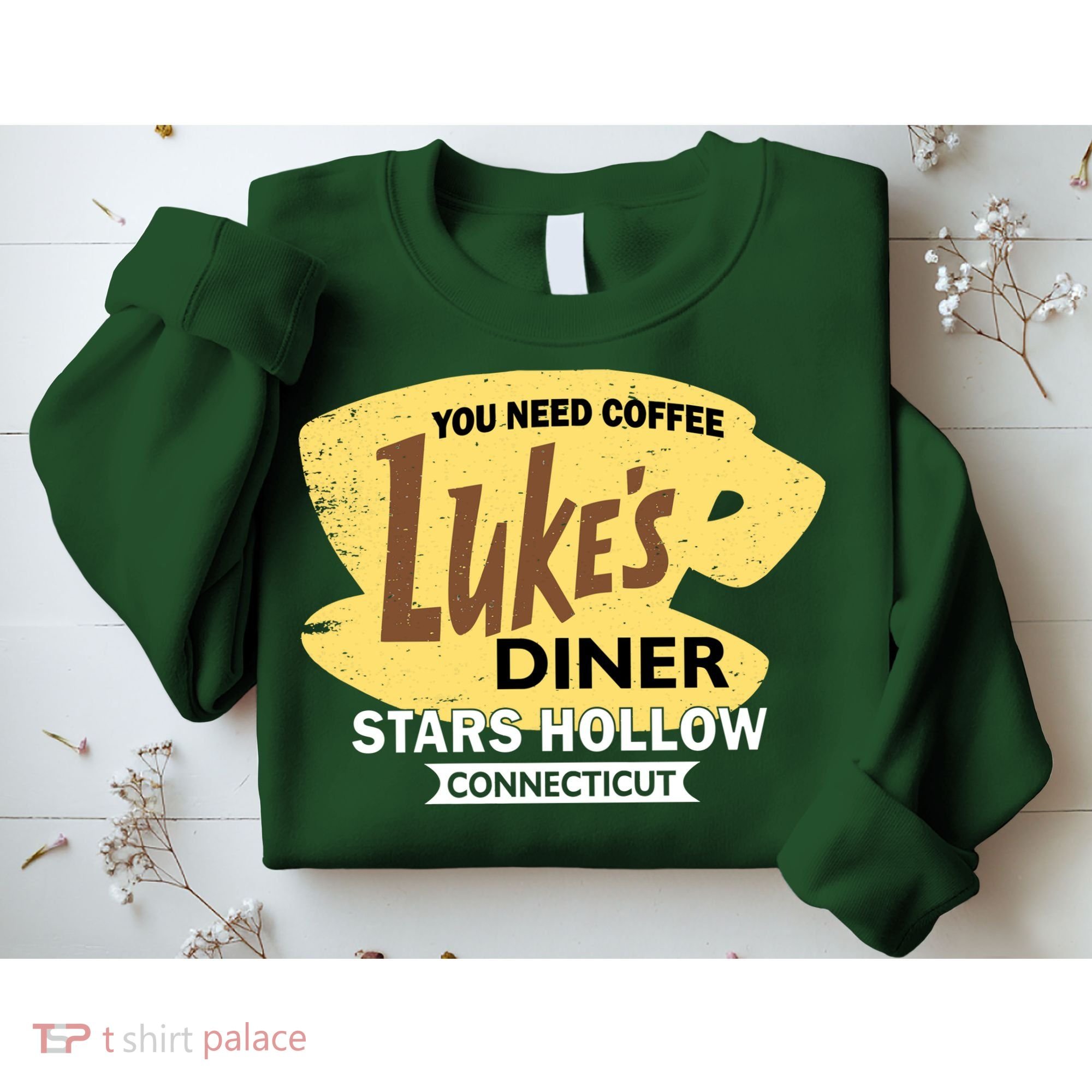 Vintge Luke's Diner Stars Hollow Connecticut Sweatshirt