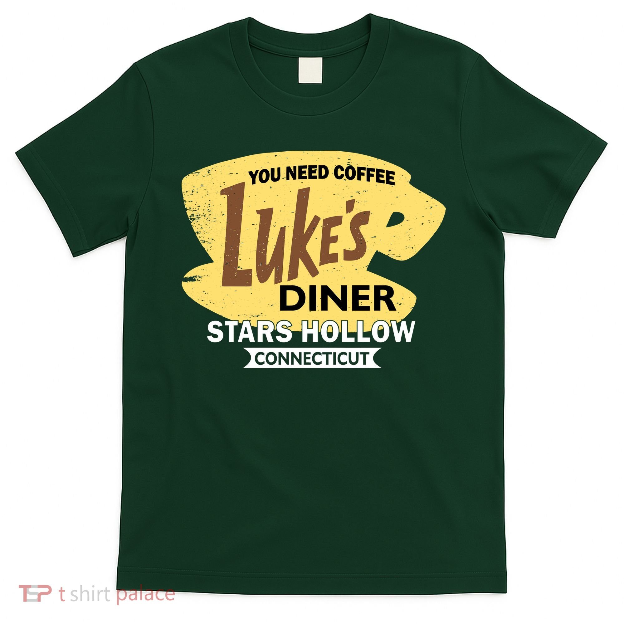 Vintge Luke's Diner Stars Hollow Connecticut T-Shirt