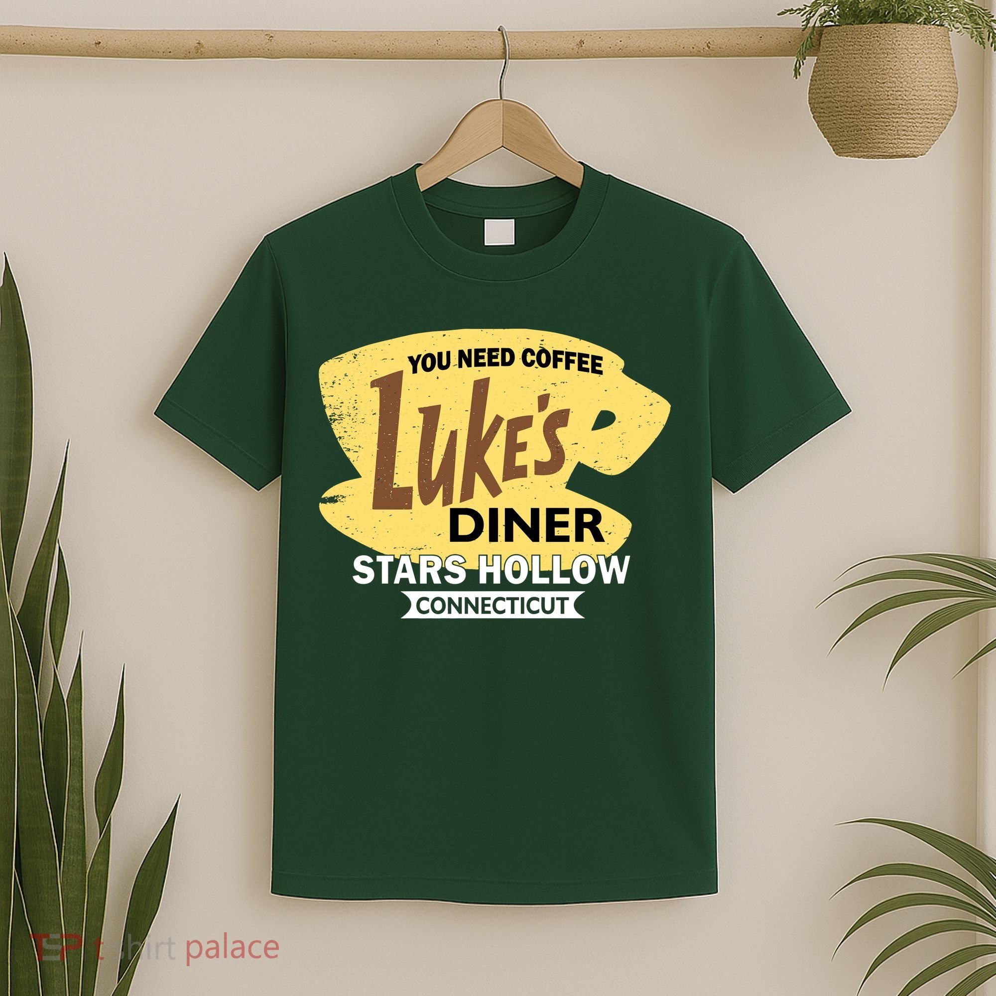 Vintge Luke's Diner Stars Hollow Connecticut T-Shirt