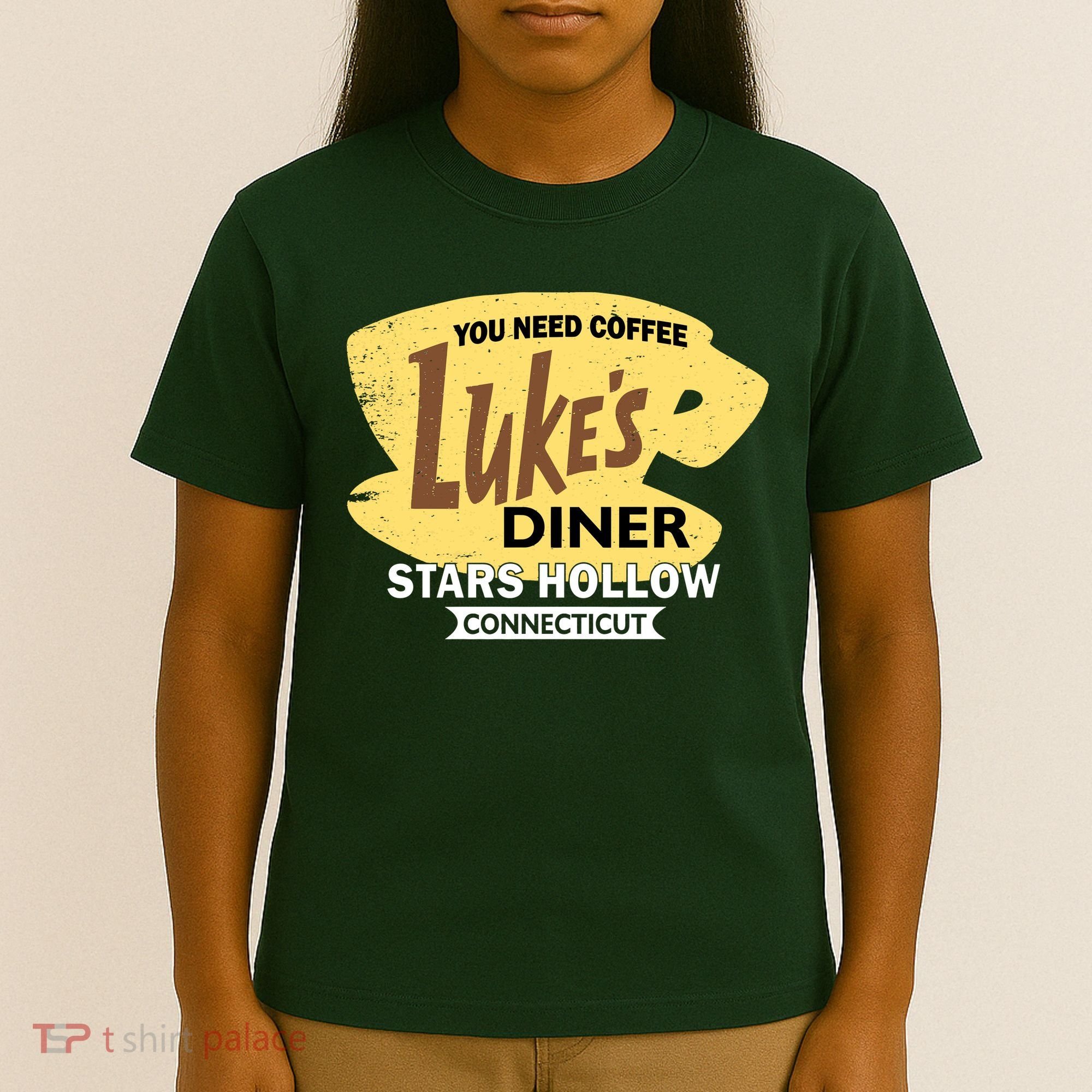Vintge Luke's Diner Stars Hollow Connecticut T-Shirt