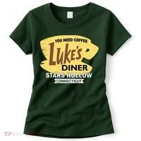 Vintge Luke's Diner Stars Hollow Connecticut Women's T-Shirt thumb 0