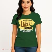 Vintge Luke's Diner Stars Hollow Connecticut Women's T-Shirt thumb 4