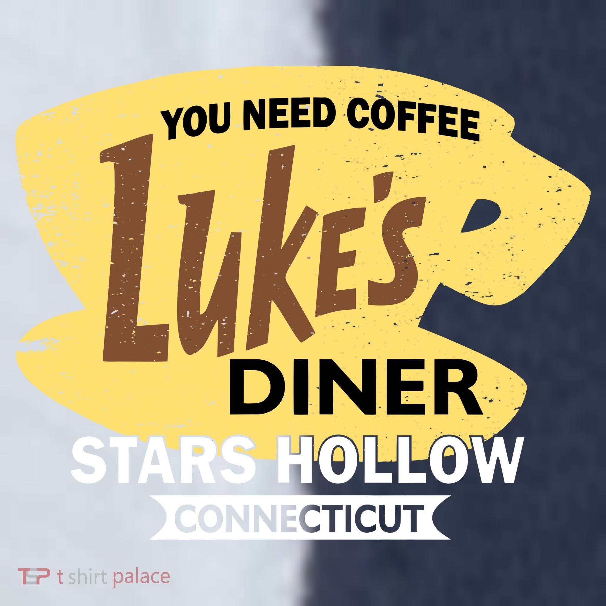 Vintge Luke's Diner Stars Hollow Connecticut Sport-Tek Competitor United Soccer Jersey