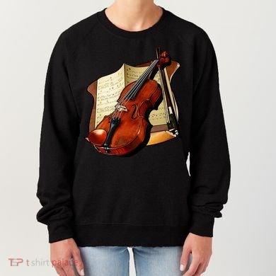 Violin and Sheet Music Women's Sweatshirt