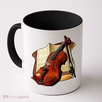Violin and Sheet Music Coffee Mug thumb 0