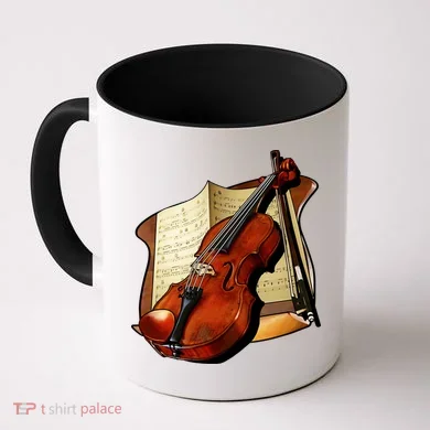 Violin and Sheet Music Coffee Mug