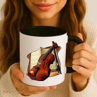 Violin and Sheet Music Coffee Mug thumb 3
