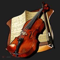 Violin and Sheet Music Beanie thumb 2