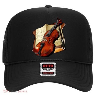 Violin and Sheet Music Hat