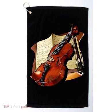 Violin and Sheet Music Golf Towel