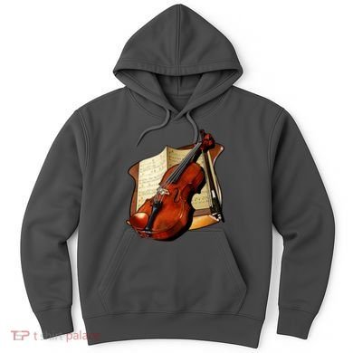 Violin and Sheet Music Hoodie