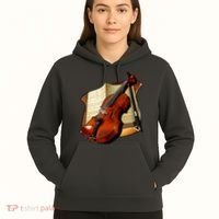 Violin and Sheet Music Hoodie thumb 5